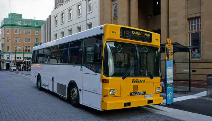 Metro Tasmania Scania N113CRB Ansair 184